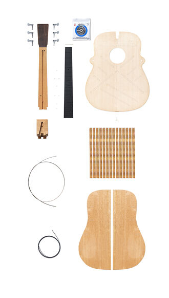 East Indian Rosewood Dreadnought Guitar Kit
